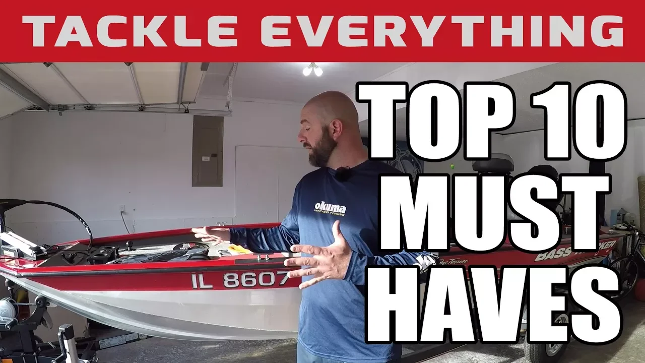 Watch TOP 10 MUST HAVES FOR ALL BOAT ANGLERS Video on