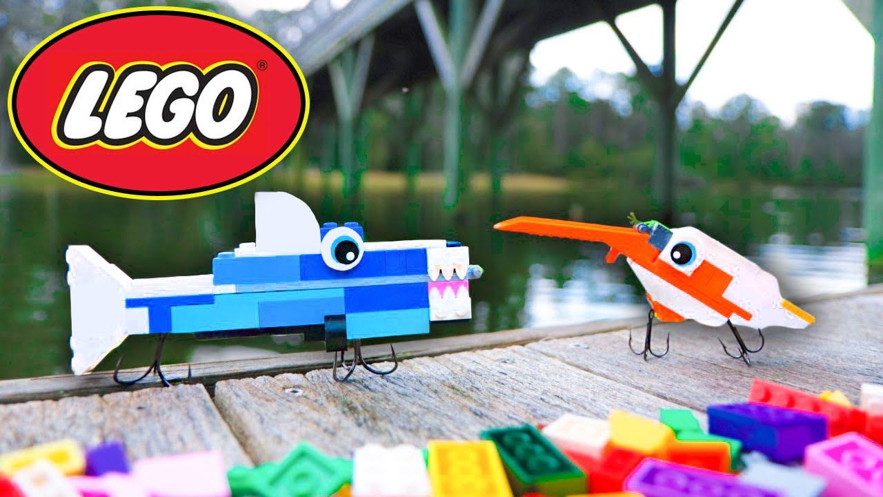 Watch DIY LEGO SWIMBAIT Catches BIG FISH!!! Video on Tackle.net