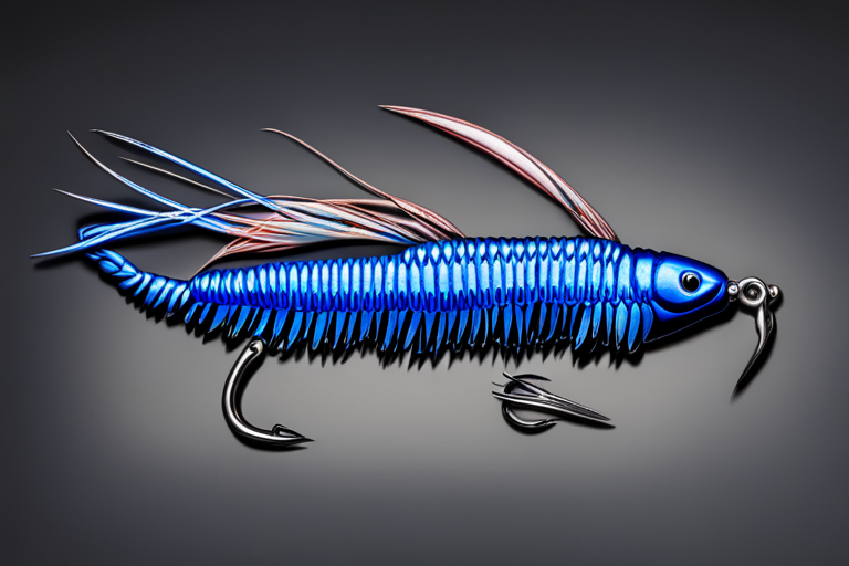 Blue Crawfish Lure on