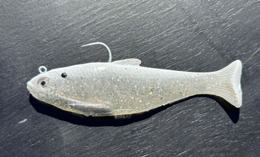 Huddleston 68 Special Swimbait (Top Hook) Phantom Blueback Herring ROF -05