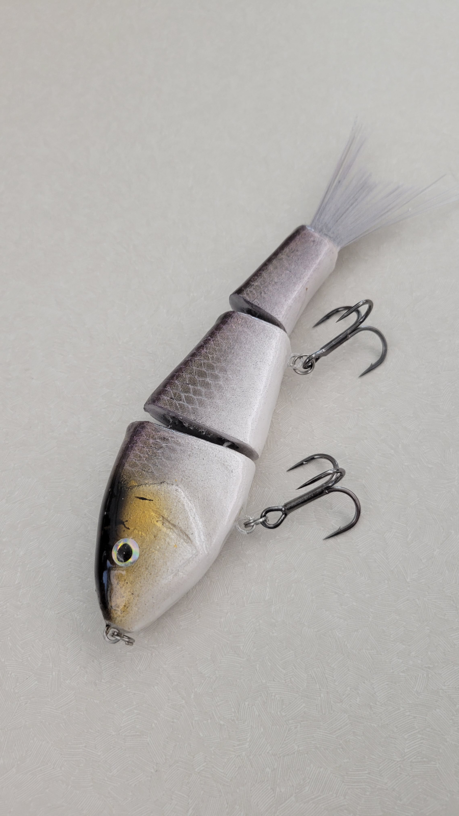 NEW Hinkle Shad - Custom Bluegill Paint - Swimbait Glide Bait on