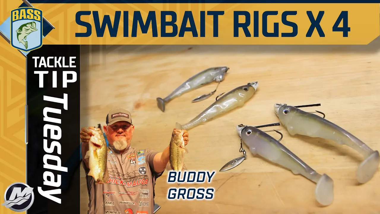 Watch Rigging Swimbaits for summer success with Buddy Gross Video on Tackle .net