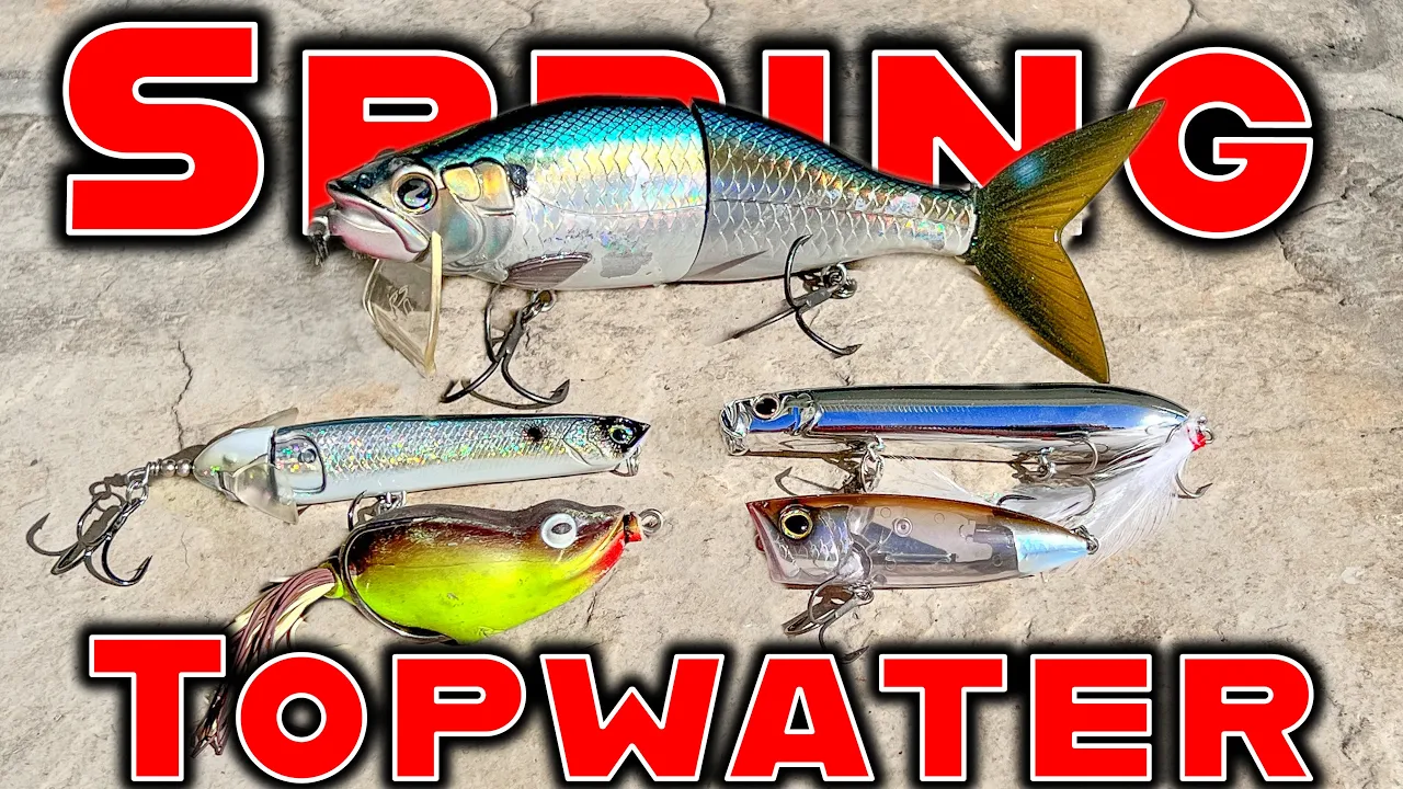 EXPLOSIVE Spring Buzzbait Bass Fishing (Fish Topwater Lures