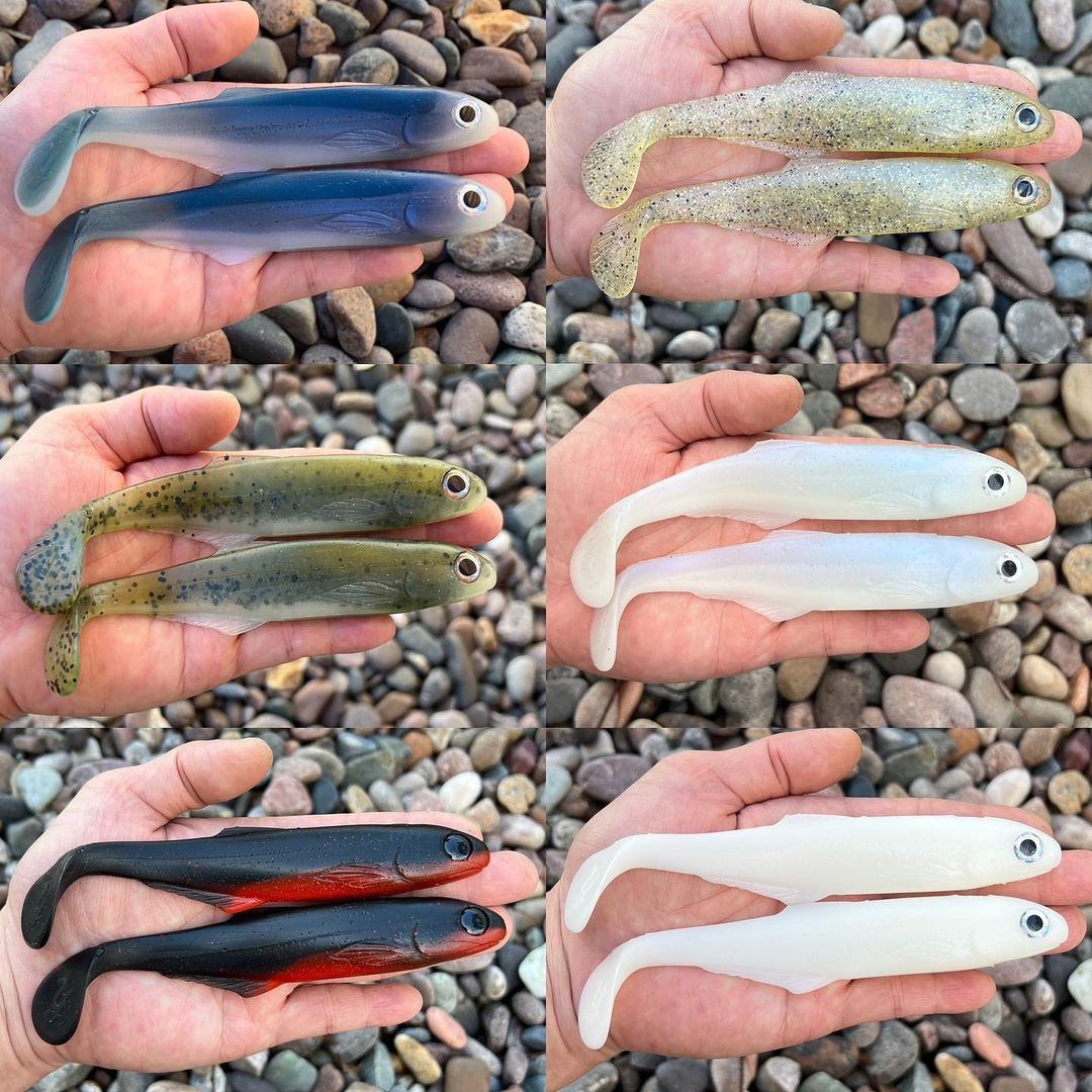 Yunique 6” Weedless Anchovy by Yunique Baits - Soft Swimbaits on