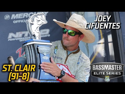 Watch Joey Cifuentes wins 2023 Bassmaster Elite at Lake St. Clair