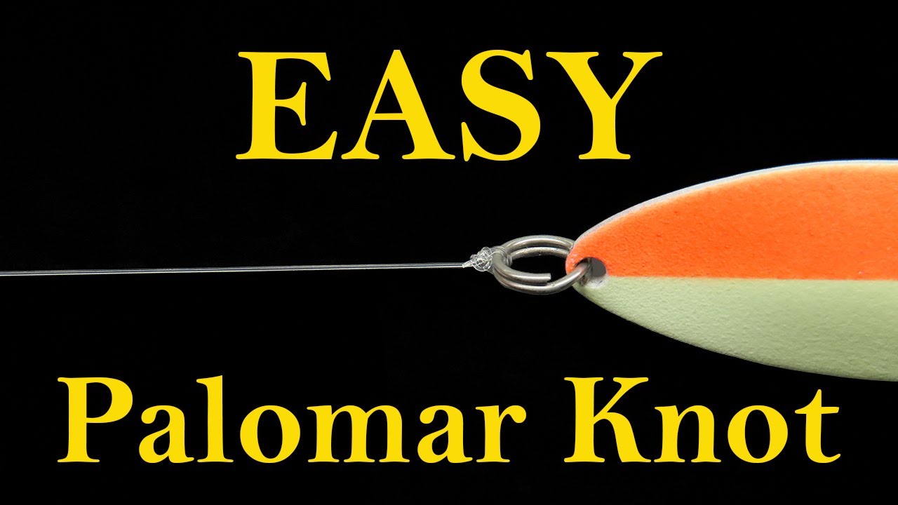 How to tie a palomar knot?