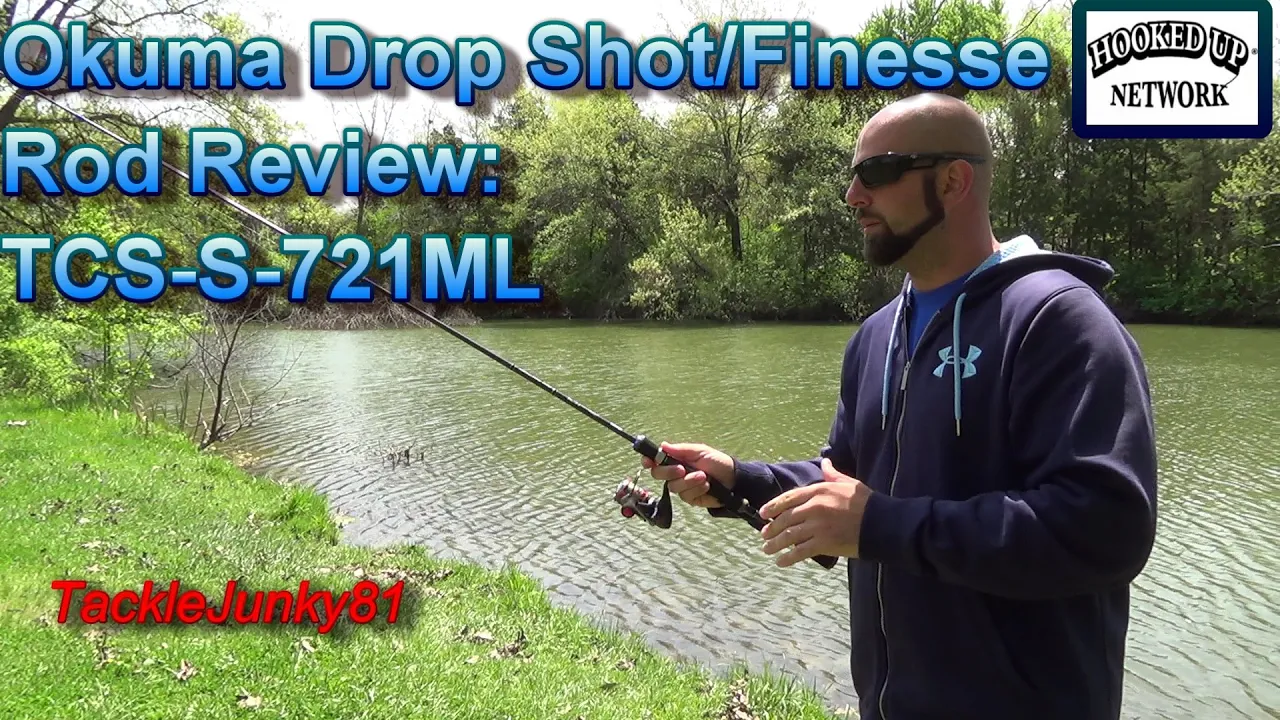 Watch Okuma TCS-S-721ML Drop Shot/Finesse Rod Review (TackleJunky81) Video  on