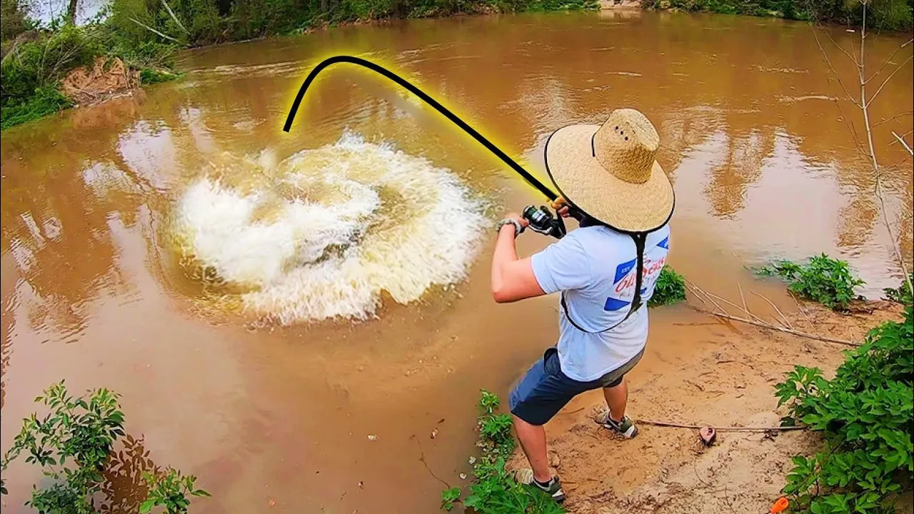 Watch This CREEK MONSTER is BIGGER THAN WE ARE!! (INSANE) Video on