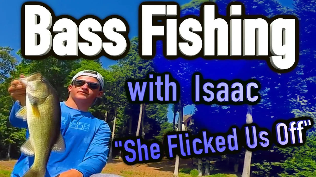 Watch She flicked us off ~ Bass Fishing with Isaac! Vlog #69 Video on