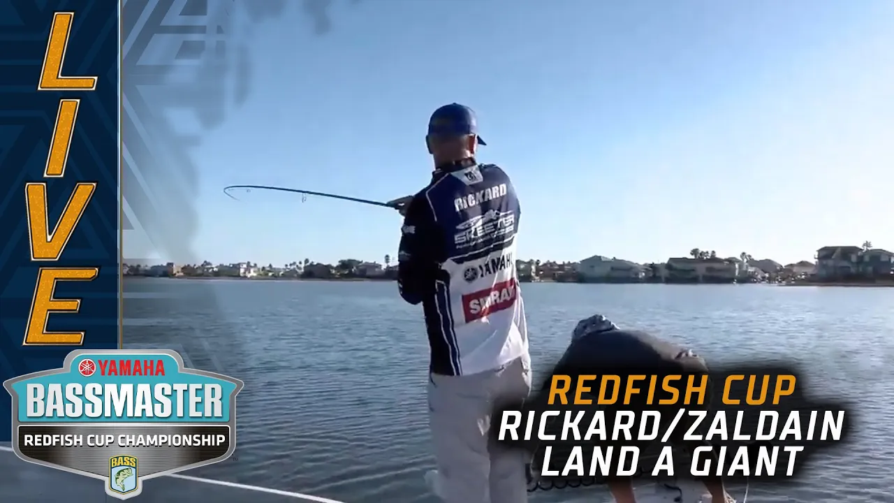 Watch Ryan Rickard lands a giant with Chris Zaldian (REDFISH CUP  CHAMPIONSHIP) Video on