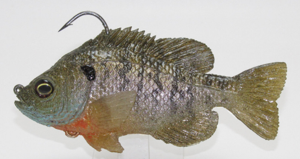 Ultimate White Male Bluegill Flat Tail – MattLures