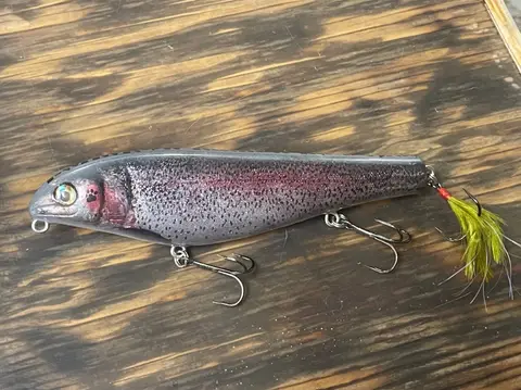 Black Dog Baits Wood Lunker Punker Custom Paint — Topwater Baits