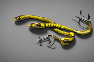 Yellow Snake Lure on